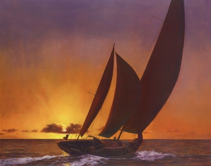 Diane Romanello Sails in the Sunset